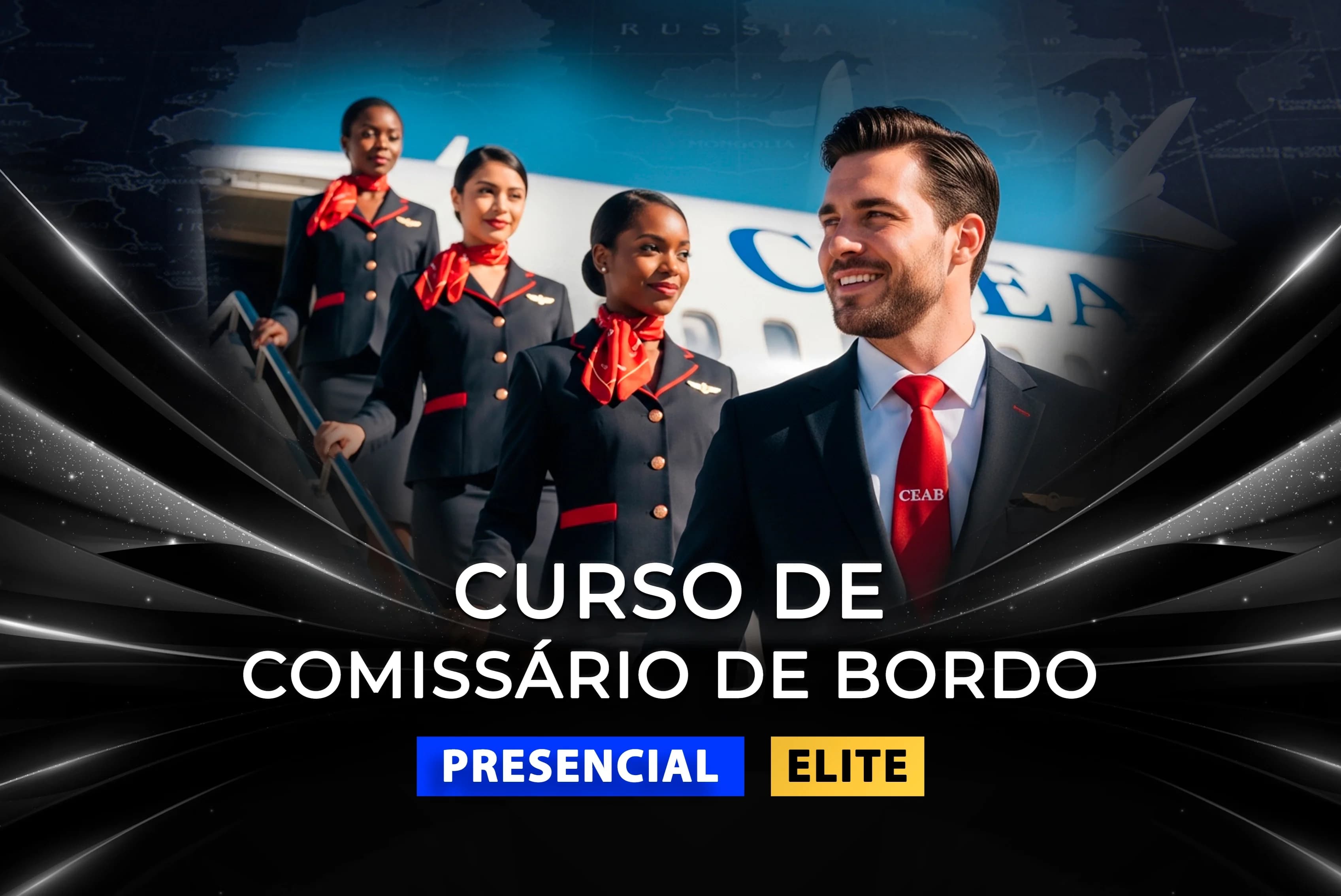 Comissário de Bordo / Aeromoça Presencial – Regular