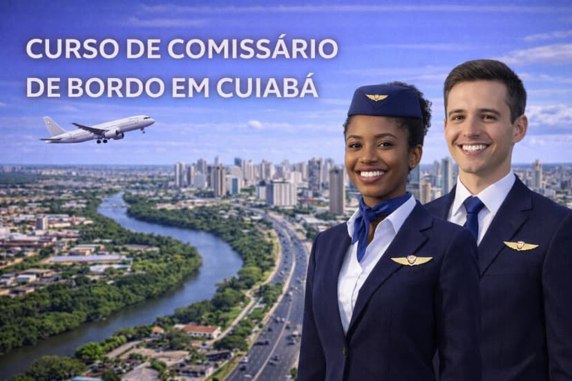 Curso de Comissário de Bordo em Cuiabá