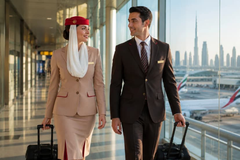 Salário Emirates 2026: Quanto Recebe um Comissário de Bordo em Dubai?