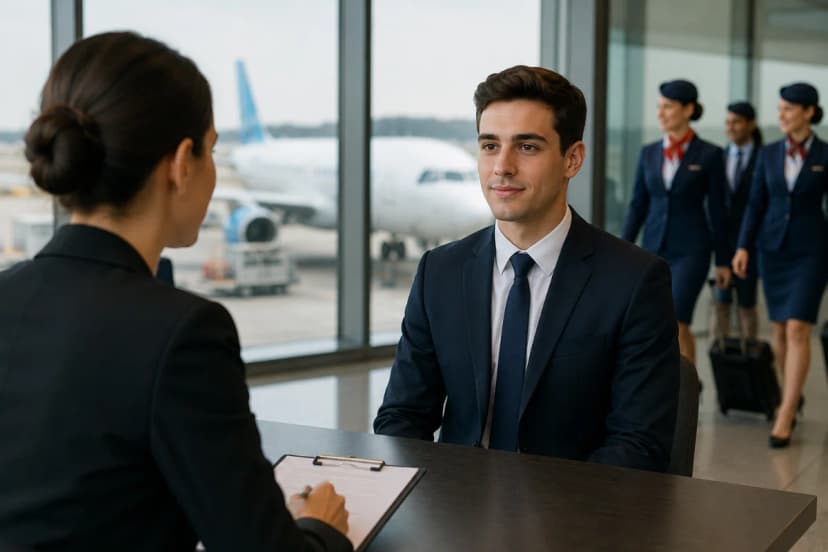 O que as companhias aéreas procuram em candidatos sem experiência