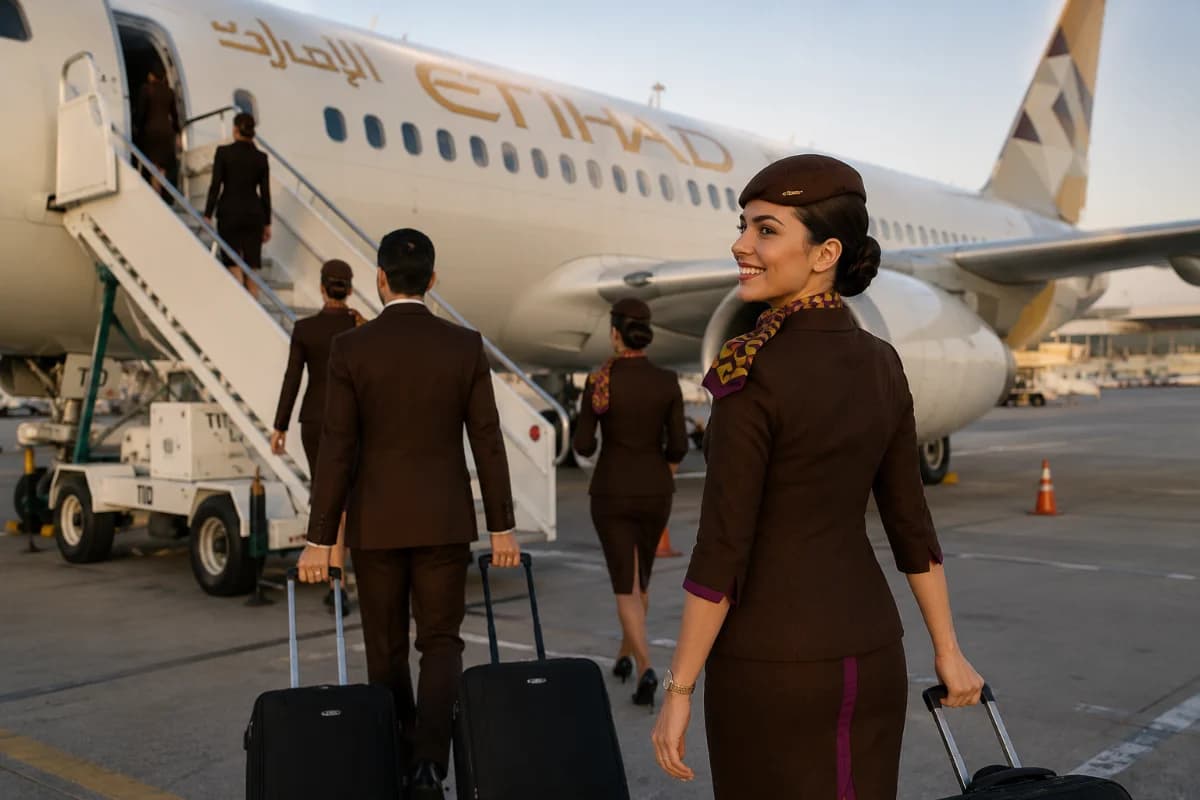 Etihad Airways abre recrutamento para comissários no Brasil